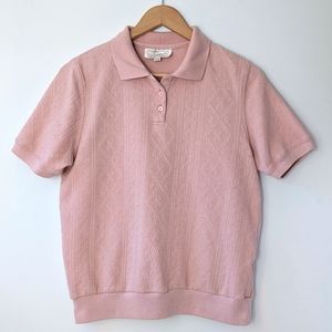 Vintage 90s Dusty Rose Knit Top